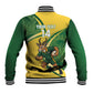 South Africa Rugby Custom Baseball Jacket Come On Springboks Mascot Sporty Style
