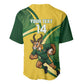 South Africa Rugby Custom Baseball Jersey Come On Springboks Mascot Sporty Style