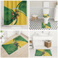 South Africa Rugby Custom Bathroom Set Come On Springboks Mascot Sporty Style