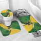 South Africa Rugby Custom Bathroom Set Come On Springboks Mascot Sporty Style
