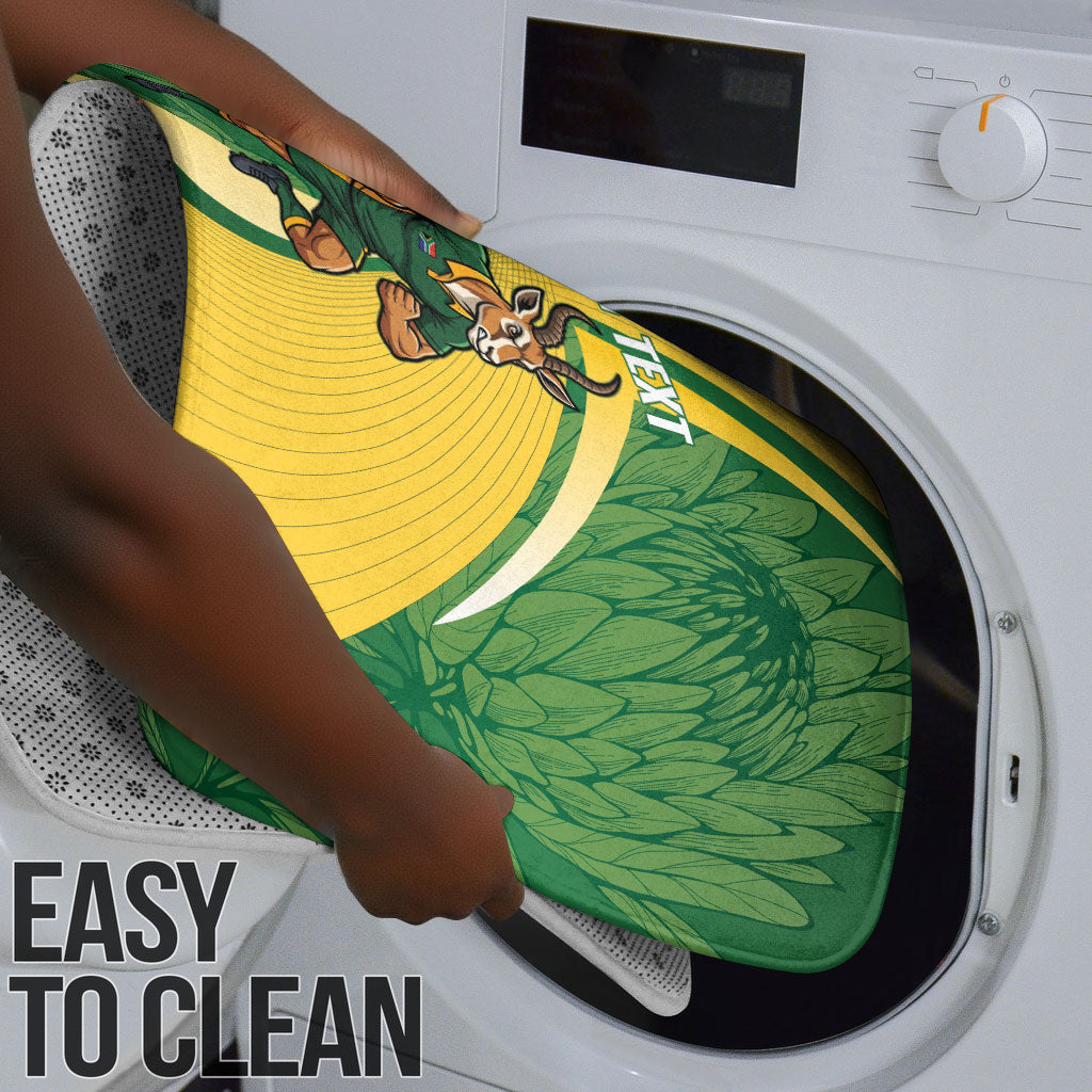 South Africa Rugby Custom Bathroom Set Come On Springboks Mascot Sporty Style