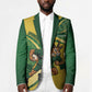 South Africa Rugby Custom Blazer Come On Springboks Mascot Sporty Style