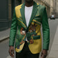 South Africa Rugby Custom Blazer Come On Springboks Mascot Sporty Style