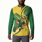 South Africa Rugby Custom Button Sweatshirt Come On Springboks Mascot Sporty Style