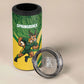 South Africa Rugby Custom 4 in 1 Can Cooler Tumbler Come On Springboks Mascot Sporty Style