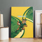 South Africa Rugby Custom Canvas Wall Art Come On Springboks Mascot Sporty Style