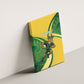 South Africa Rugby Custom Canvas Wall Art Come On Springboks Mascot Sporty Style