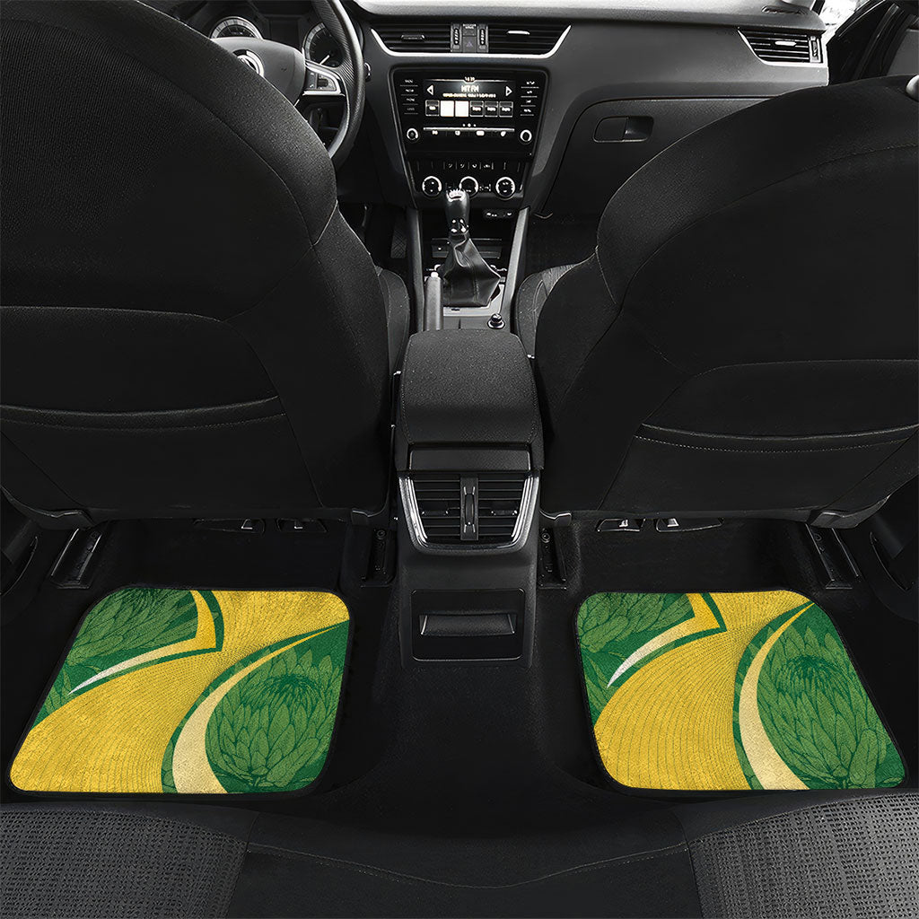 South Africa Rugby Custom Car Mats Come On Springboks Mascot Sporty Style