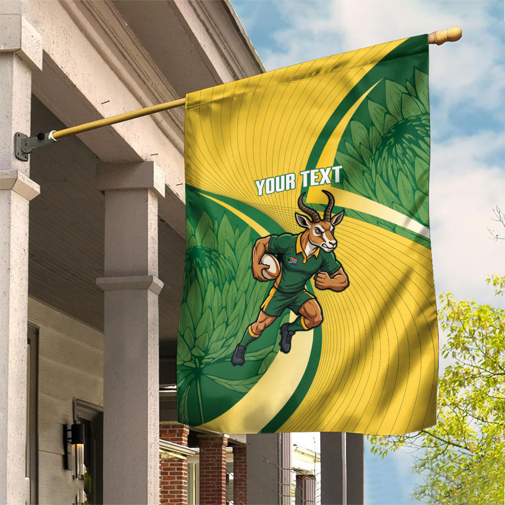 South Africa Rugby Custom Garden Flag Come On Springboks Mascot Sporty Style