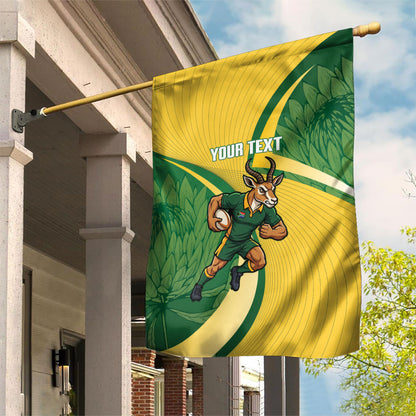South Africa Rugby Custom Garden Flag Come On Springboks Mascot Sporty Style