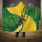 South Africa Rugby Custom Hooded Blanket Come On Springboks Mascot Sporty Style