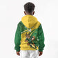 South Africa Rugby Custom Kid Hoodie Come On Springboks Mascot Sporty Style