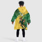South Africa Rugby Custom Kid Wearable Blanket Hoodie Come On Springboks Mascot Sporty Style