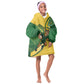 South Africa Rugby Custom Kid Wearable Blanket Hoodie Come On Springboks Mascot Sporty Style