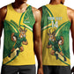South Africa Rugby Custom Men Tank Top Come On Springboks Mascot Sporty Style