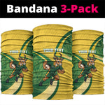 South Africa Rugby Custom Neck Gaiter Come On Springboks Mascot Sporty Style