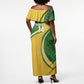 South Africa Rugby Custom Off Shoulder Maxi Dress Come On Springboks Mascot Sporty Style