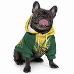 South Africa Rugby Custom Pet Hoodie Come On Springboks Mascot Sporty Style