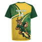 South Africa Rugby Custom Rugby Jersey Come On Springboks Mascot Sporty Style