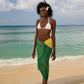 South Africa Rugby Custom Sarong Come On Springboks Mascot Sporty Style