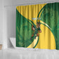 South Africa Rugby Custom Shower Curtain Come On Springboks Mascot Sporty Style