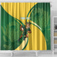 South Africa Rugby Custom Shower Curtain Come On Springboks Mascot Sporty Style