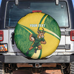 South Africa Rugby Custom Spare Tire Cover Come On Springboks Mascot Sporty Style