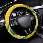 South Africa Rugby Steering Wheel Cover Come On Springboks Mascot Sporty Style