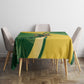 South Africa Rugby Custom Tablecloth Come On Springboks Mascot Sporty Style