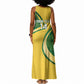 South Africa Rugby Custom Tank Maxi Dress Come On Springboks Mascot Sporty Style