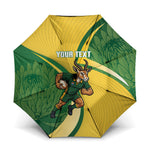 South Africa Rugby Custom Umbrella Come On Springboks Mascot Sporty Style