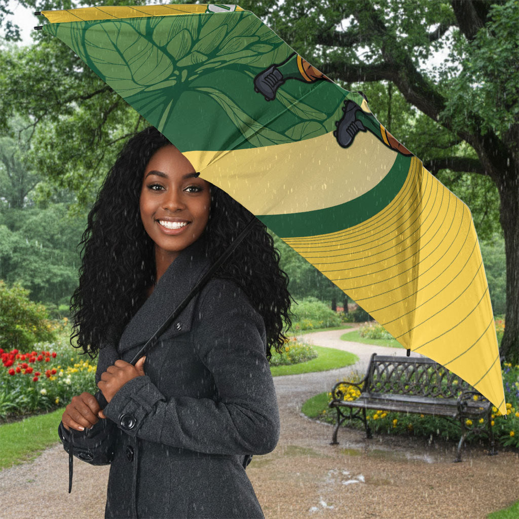 South Africa Rugby Custom Umbrella Come On Springboks Mascot Sporty Style