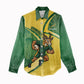 South Africa Rugby Custom Women Casual Shirt Come On Springboks Mascot Sporty Style