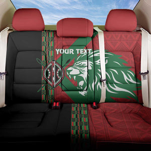 Afro Kenya Rugby Custom Back Car Seat Cover Go Lionesses - African Pattern