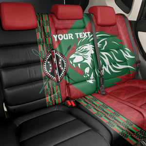 Afro Kenya Rugby Custom Back Car Seat Cover Go Lionesses - African Pattern