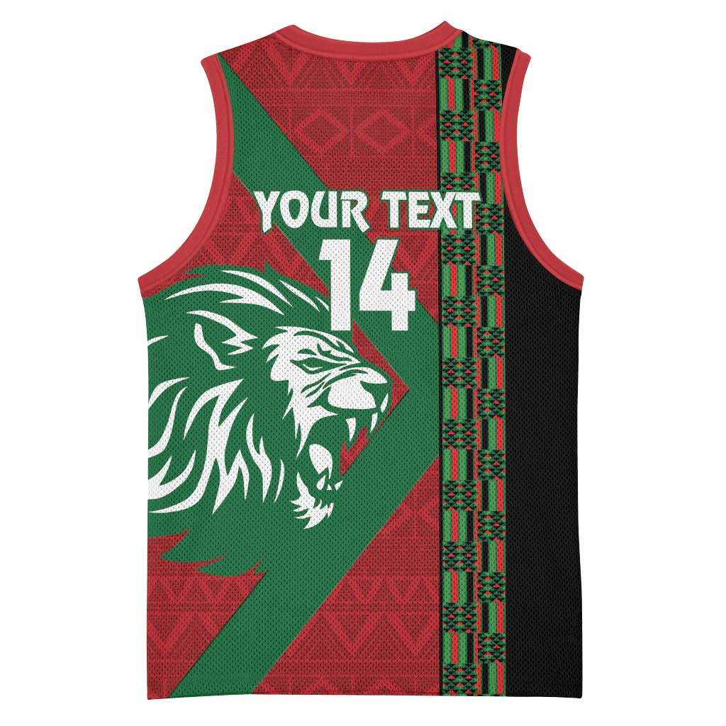 Afro Kenya Rugby Custom Basketball Jersey Go Lionesses - African Pattern LT14