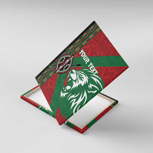 Afro Kenya Rugby Custom Canvas Wall Art Go Lionesses - African Pattern