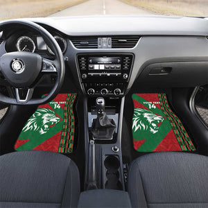 Afro Kenya Rugby Custom Car Mats Go Lionesses - African Pattern