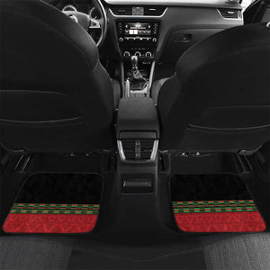 Afro Kenya Rugby Custom Car Mats Go Lionesses - African Pattern