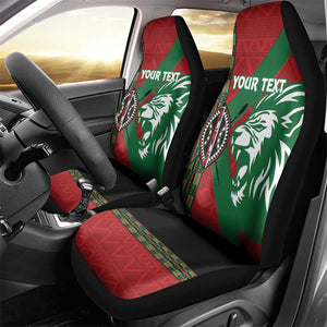 Afro Kenya Rugby Custom Car Seat Cover Go Lionesses - African Pattern