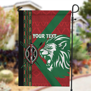 Afro Kenya Rugby Custom Garden Flag Go Lionesses - African Pattern