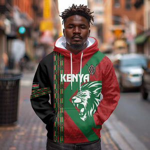 Afro Kenya Rugby Custom Hoodie Go Lionesses - African Pattern