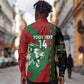 Afro Kenya Rugby Custom Long Sleeve Button Shirt Go Lionesses - African Pattern