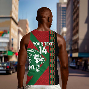 Afro Kenya Rugby Custom Men Tank Top Go Lionesses - African Pattern