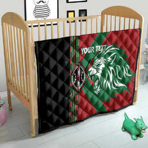 Afro Kenya Rugby Custom Quilt Go Lionesses - African Pattern