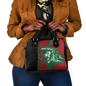 Afro Kenya Rugby Custom Shoulder Handbag Go Lionesses - African Pattern