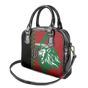 Afro Kenya Rugby Custom Shoulder Handbag Go Lionesses - African Pattern