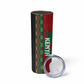Afro Kenya Rugby Custom Skinny Tumbler Go Lionesses - African Pattern