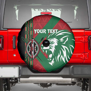 Afro Kenya Rugby Custom Spare Tire Cover Go Lionesses - African Pattern