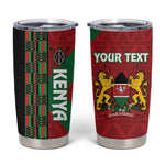 Afro Kenya Rugby Custom Tumbler Cup Go Lionesses - African Pattern